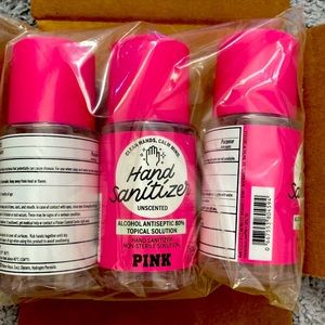 Pink Hand sanitizer